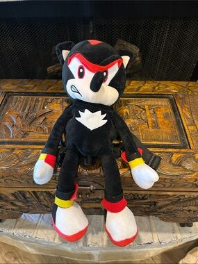 Sonic The Shadow Plush Backpack- 18”